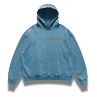 Fear No God Oversized Faded Hoodie