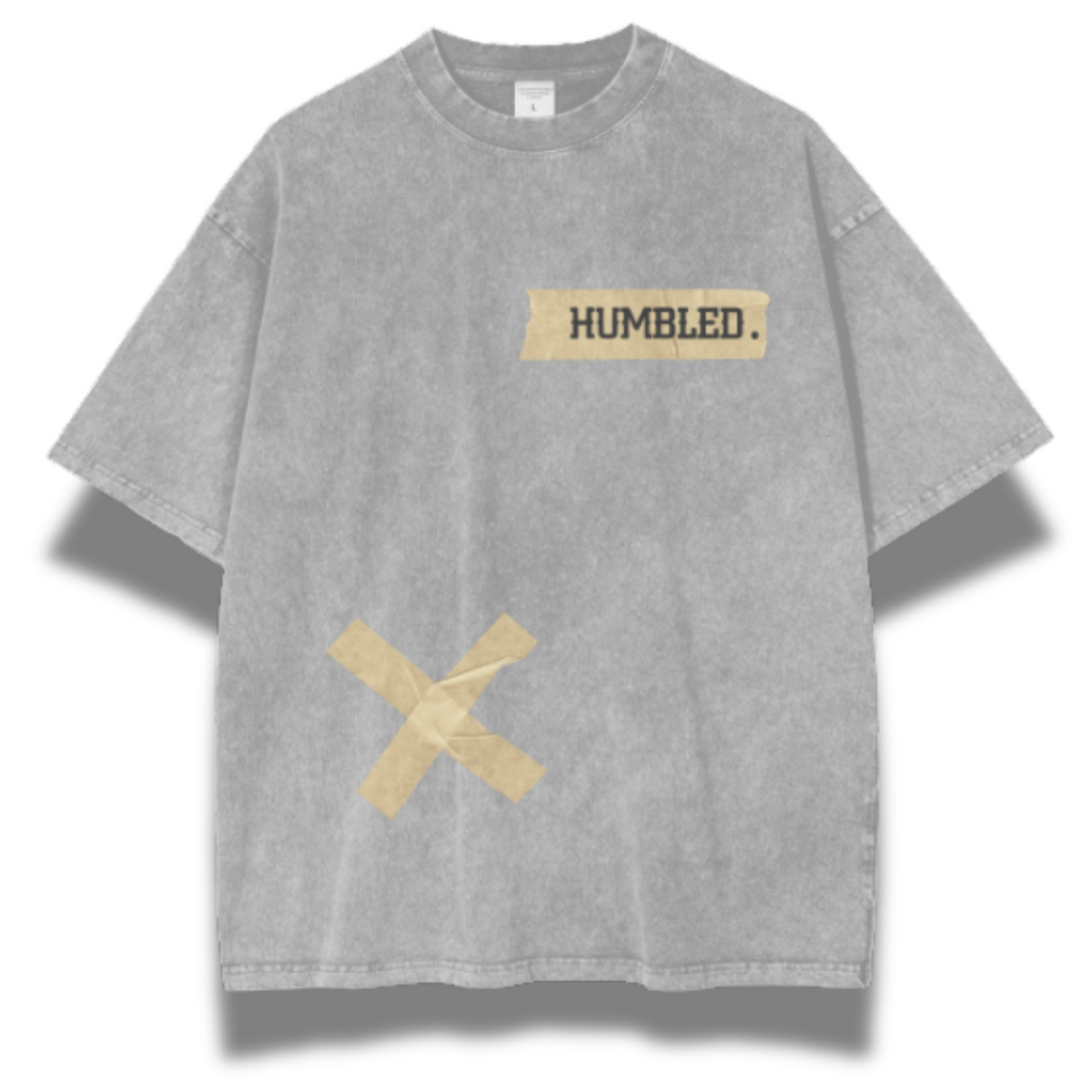 FACTITIOUS SOCIETY HUMBLED. Oversized T