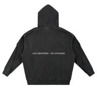 No Cowards Raw Edge Hoodie