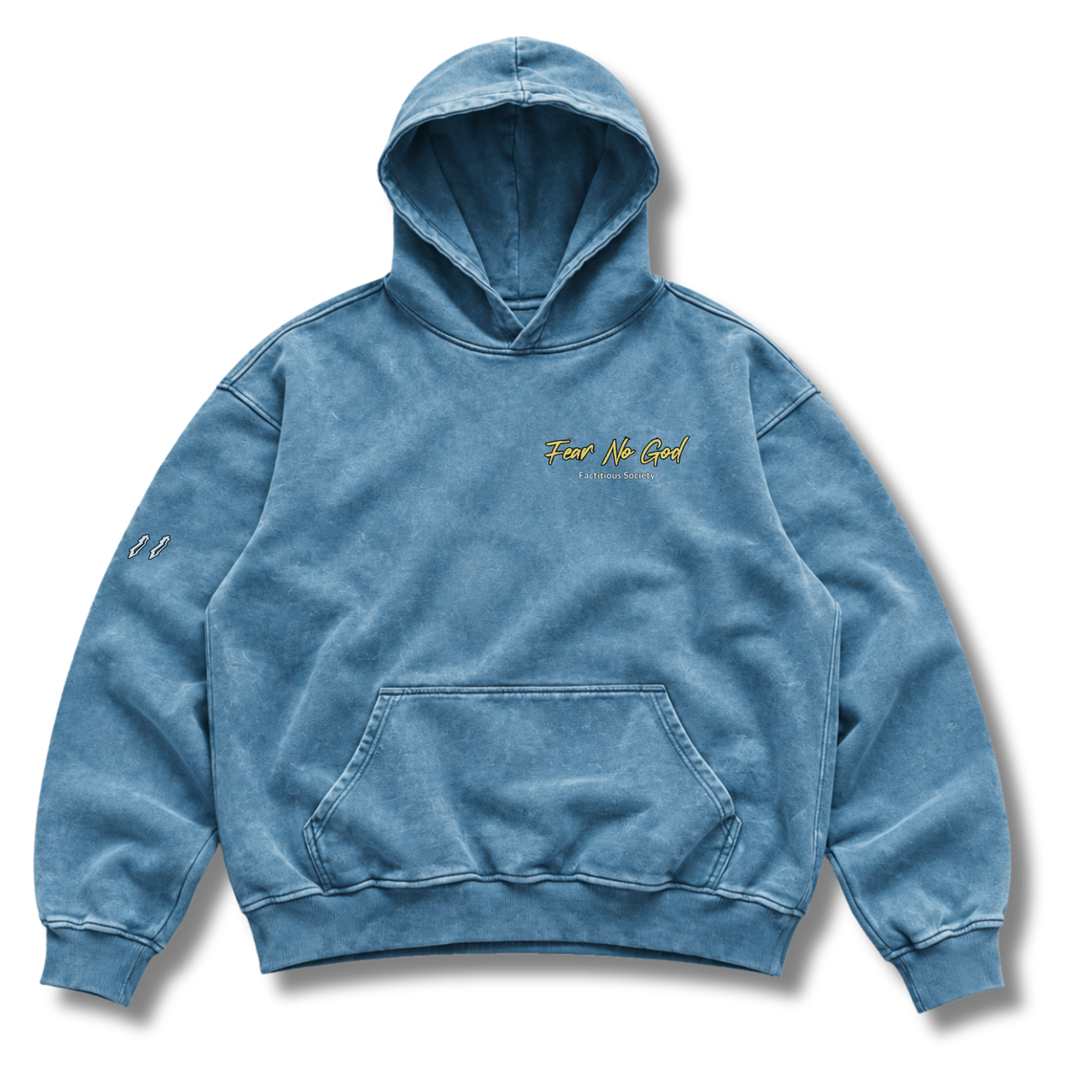 FEAR NO GOD OVERSIZED FADED HOODIE