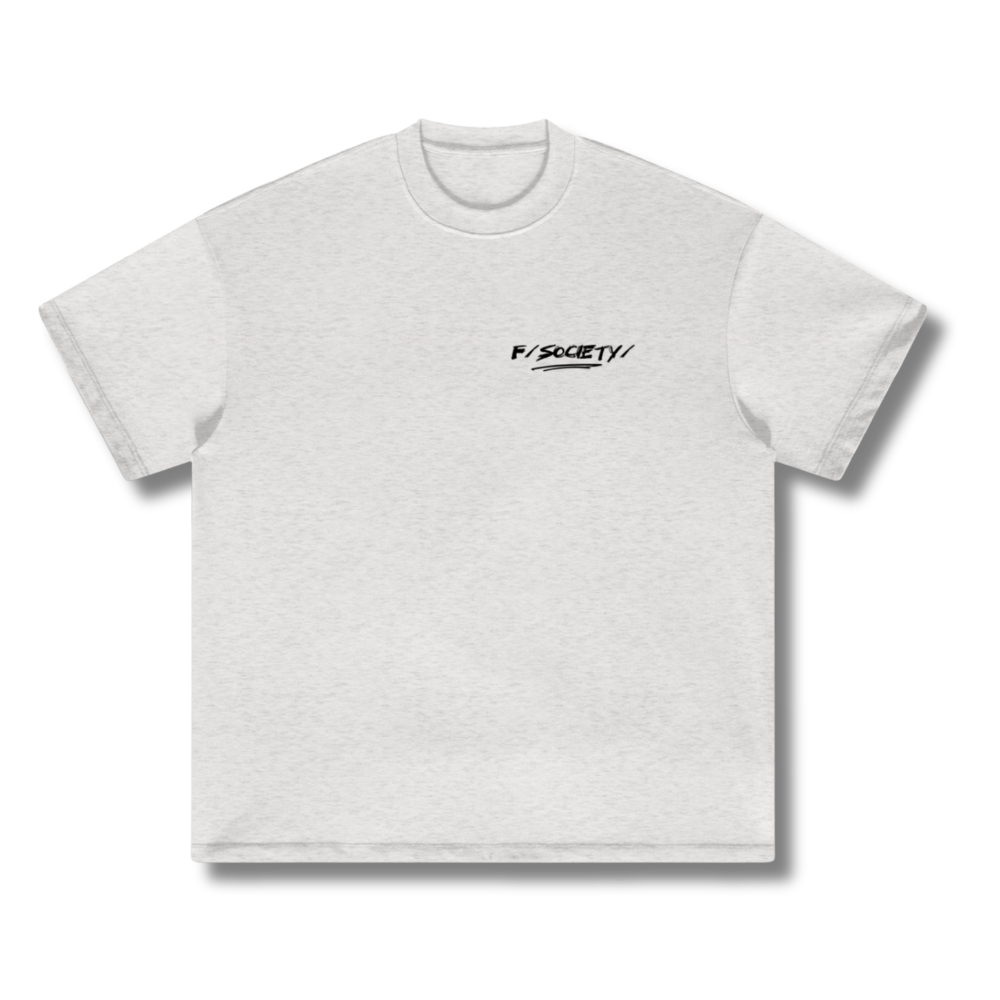 FACTITIOUS SOCIETY Heavyweight Earth Tone T