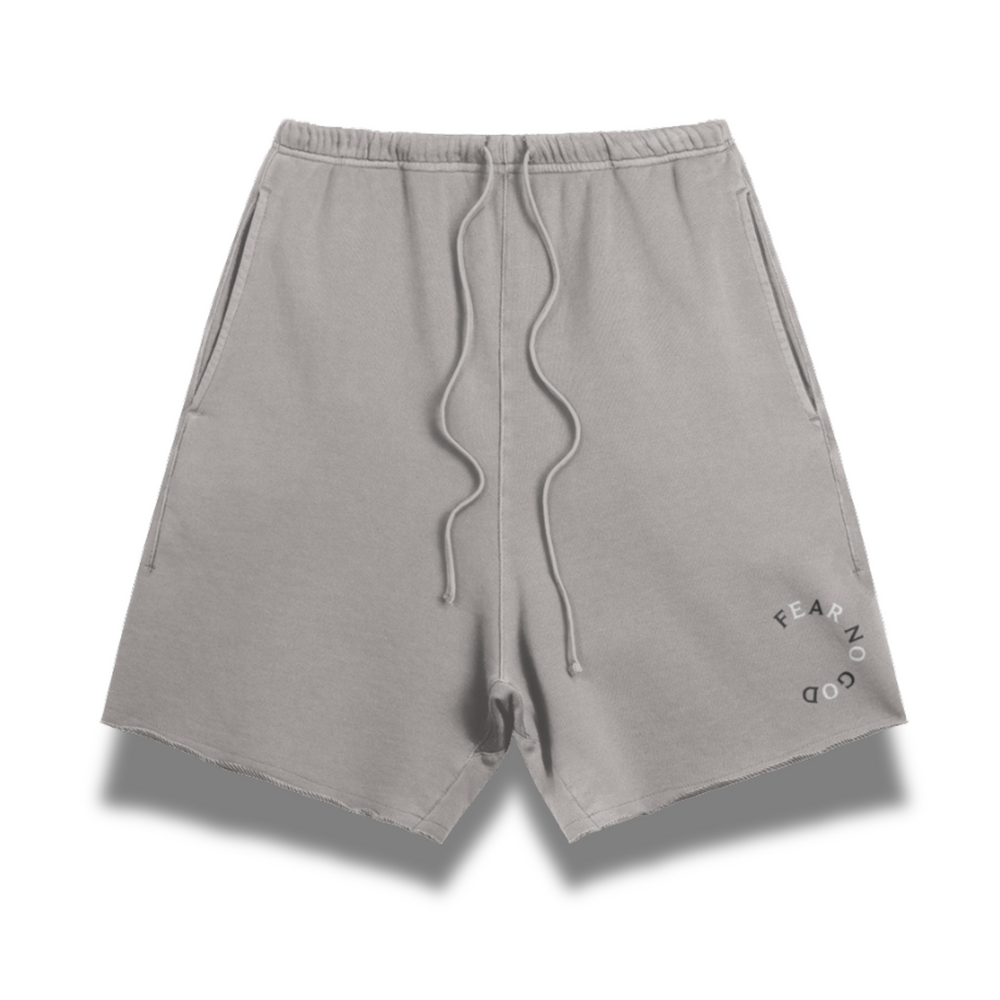 Fear No God Raw Hem Shorts