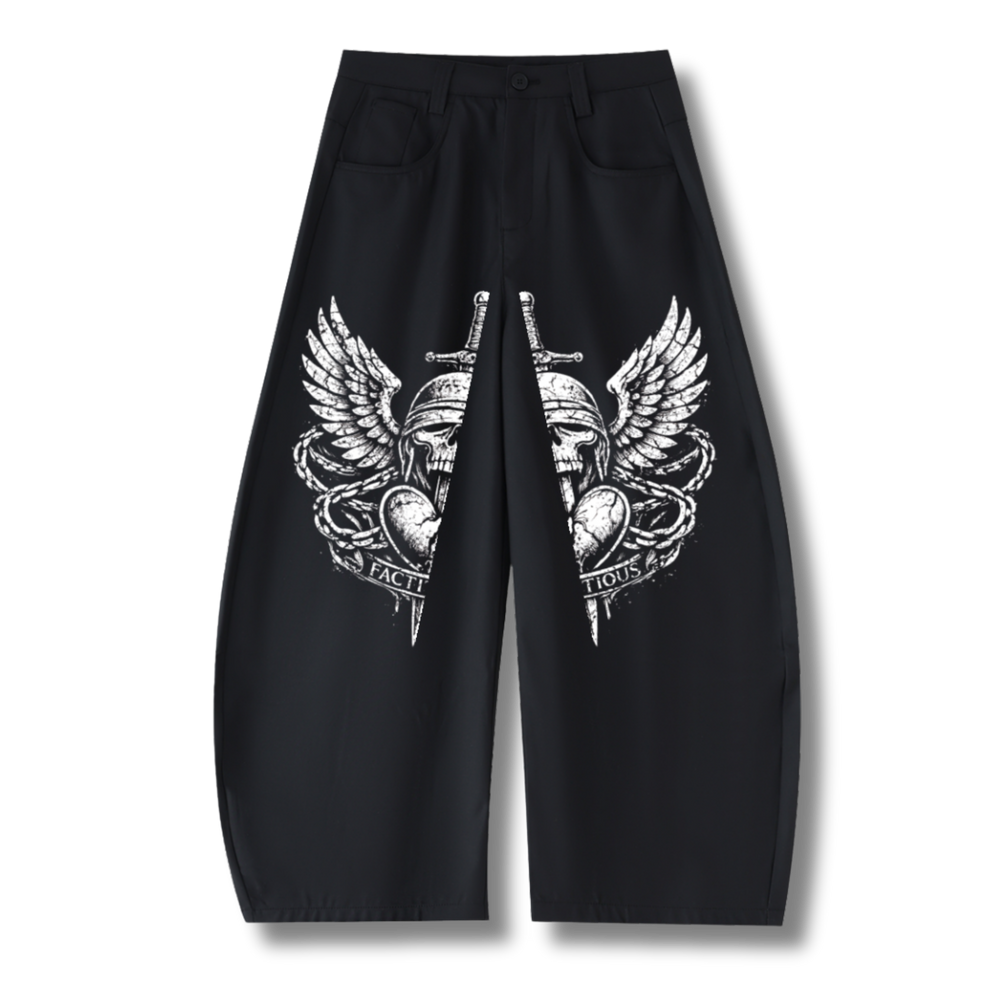 Fallen Uniform Barrel Trousers