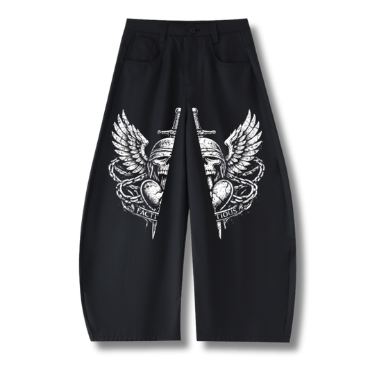 Fallen Uniform Barrel Trousers