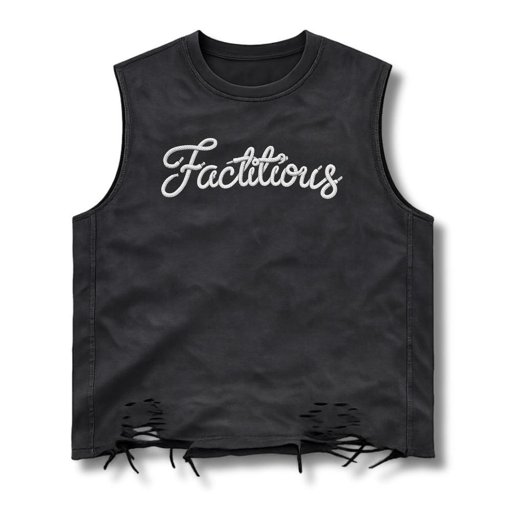 LACED Raw-Hem Tank Top