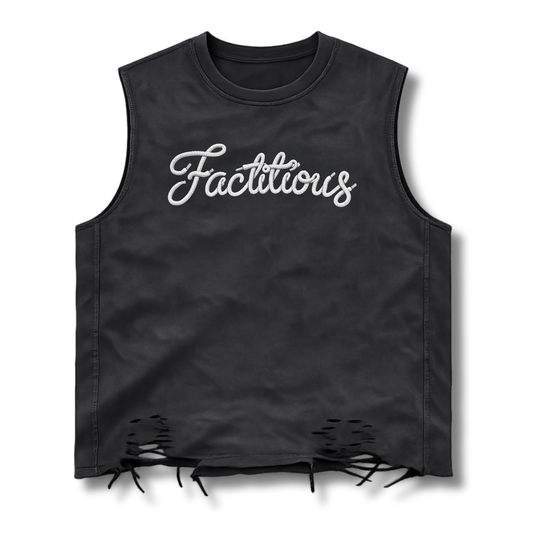 LACED Raw-Hem Tank Top