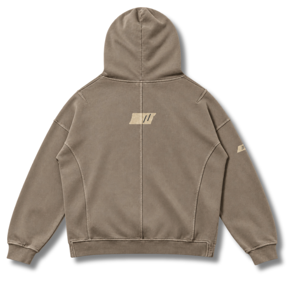 FACTITIOUS SOCIETY HUMBLED Turtleneck Hoodie