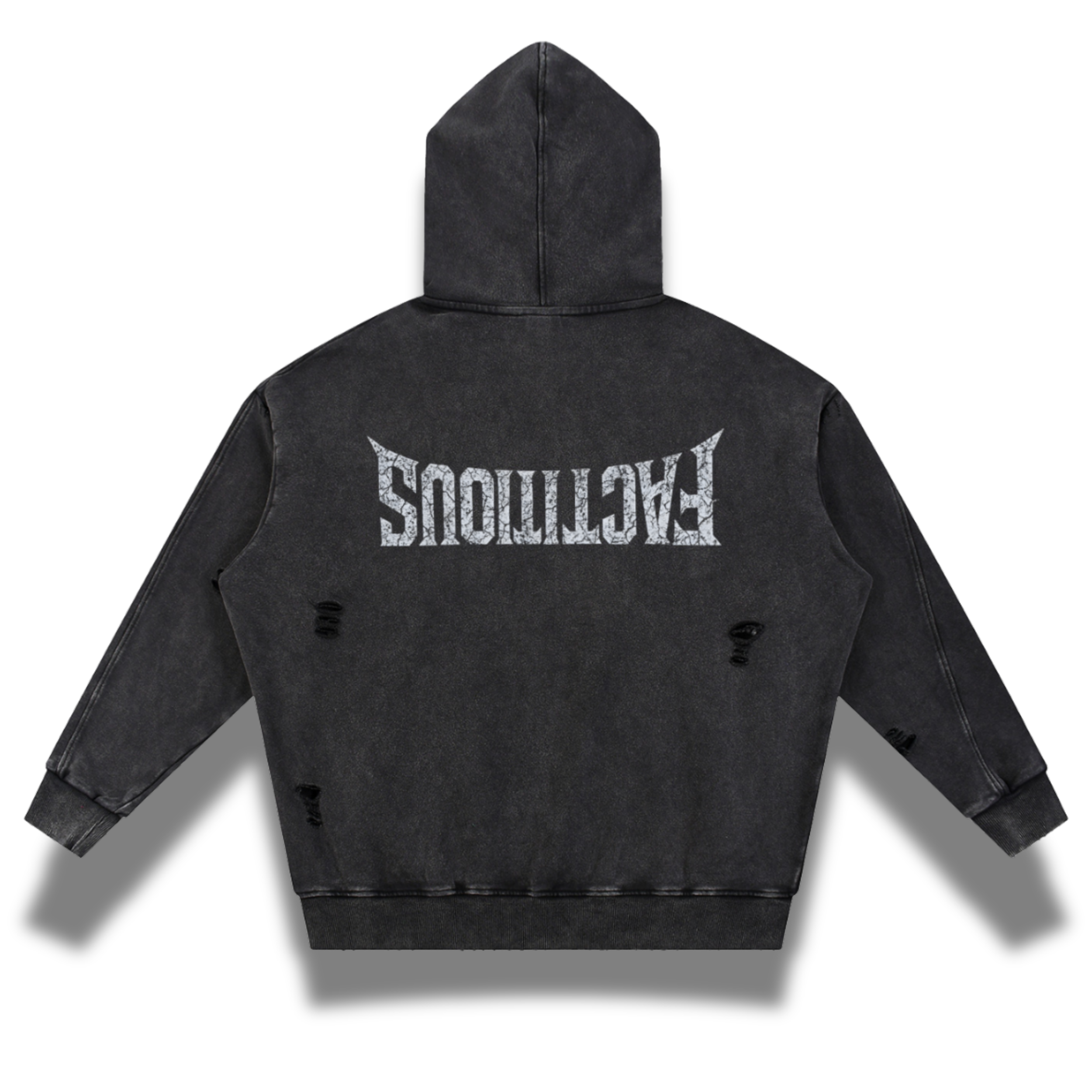 Stoned Panel Pocket Hoodie