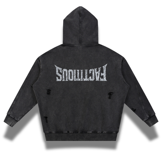 Stoned Panel Pocket Hoodie