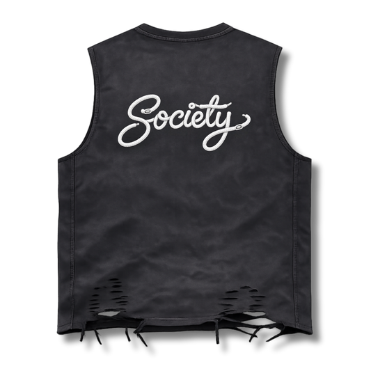 LACED Raw-Hem Tank Top