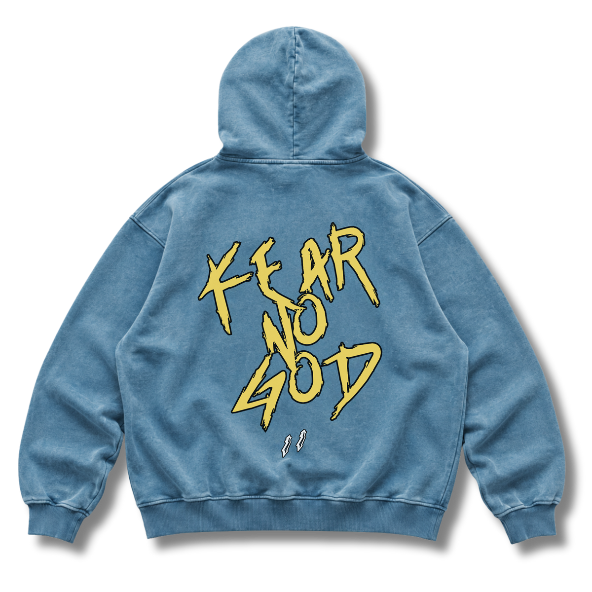 FEAR NO GOD OVERSIZED FADED HOODIE