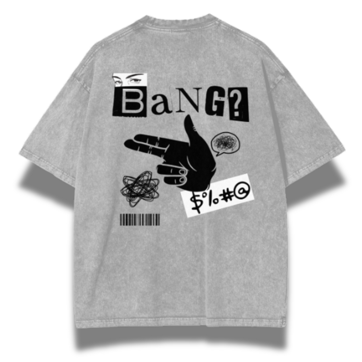 FACTITIOUS SOCIETY BANG Oversize T