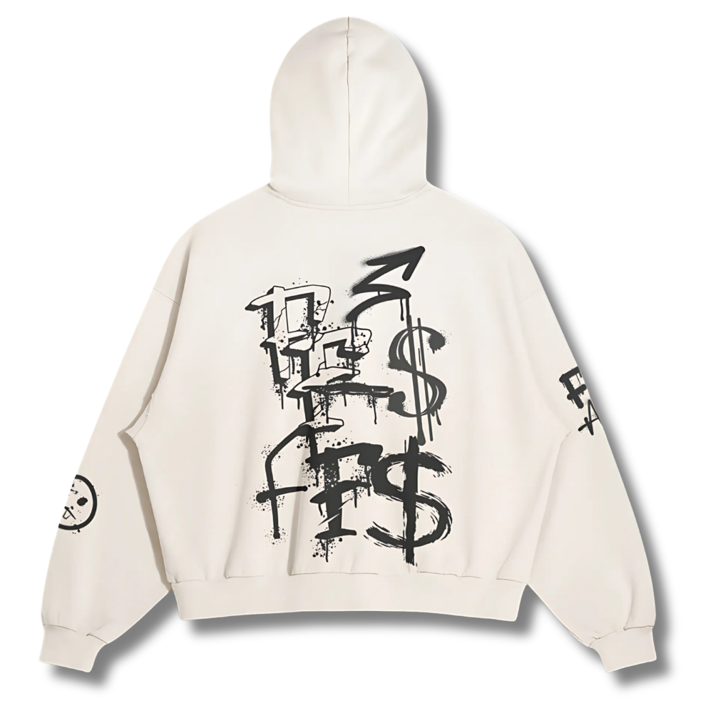 FACTITIOUS SOCIETY DOA Ripped Pocket Hoodie