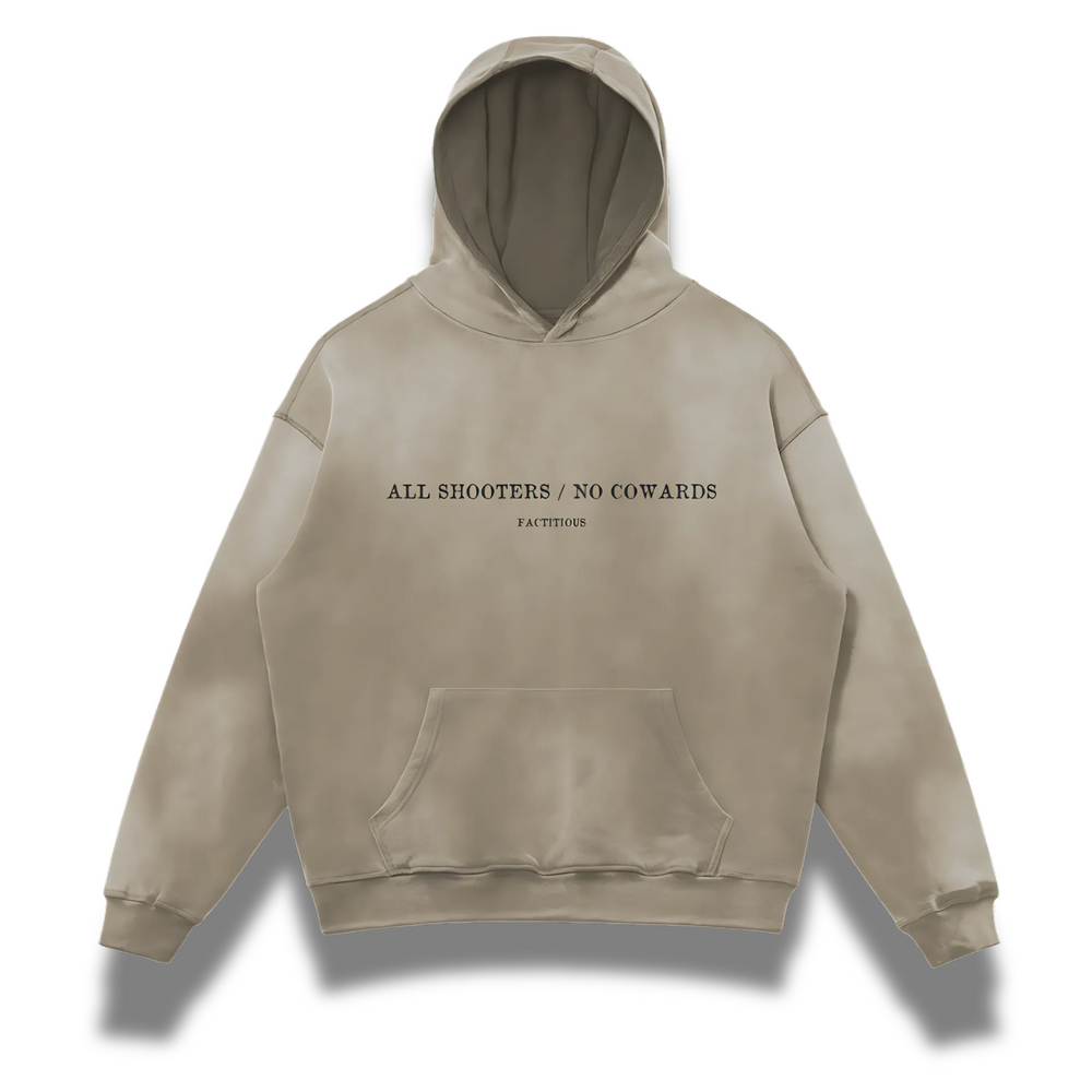 No Cowards Sun Faded Hoodie