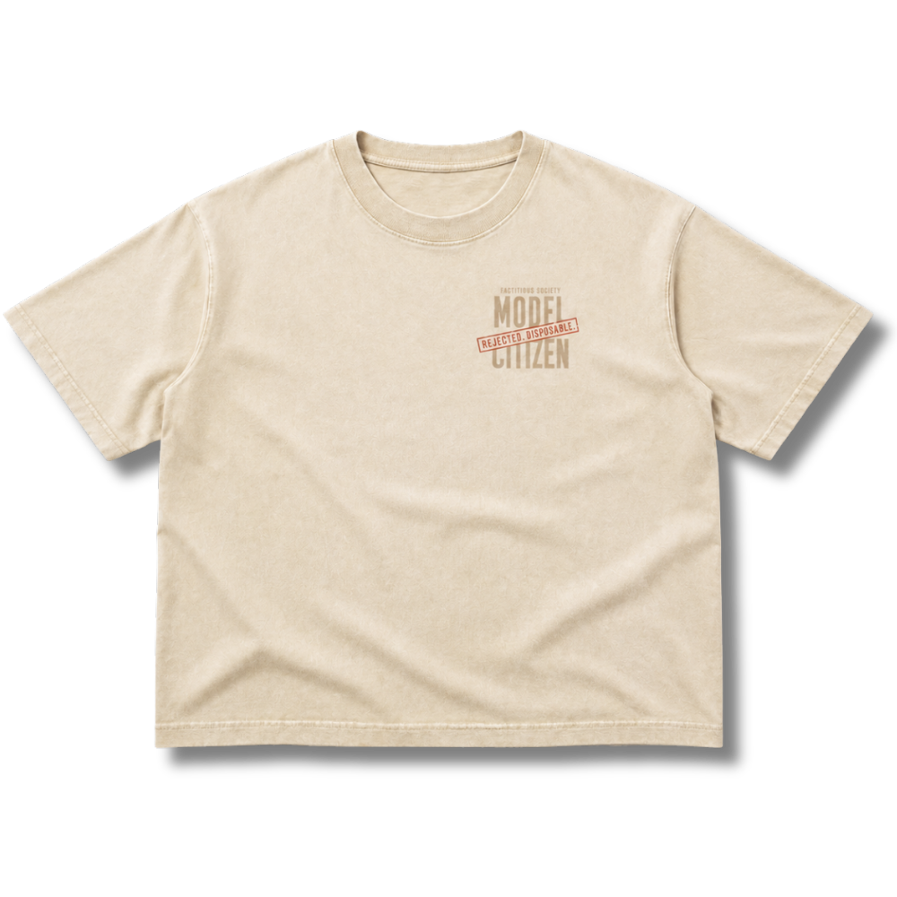 FACTITIOUS SOCIETY MODEL CITIZEN TEE