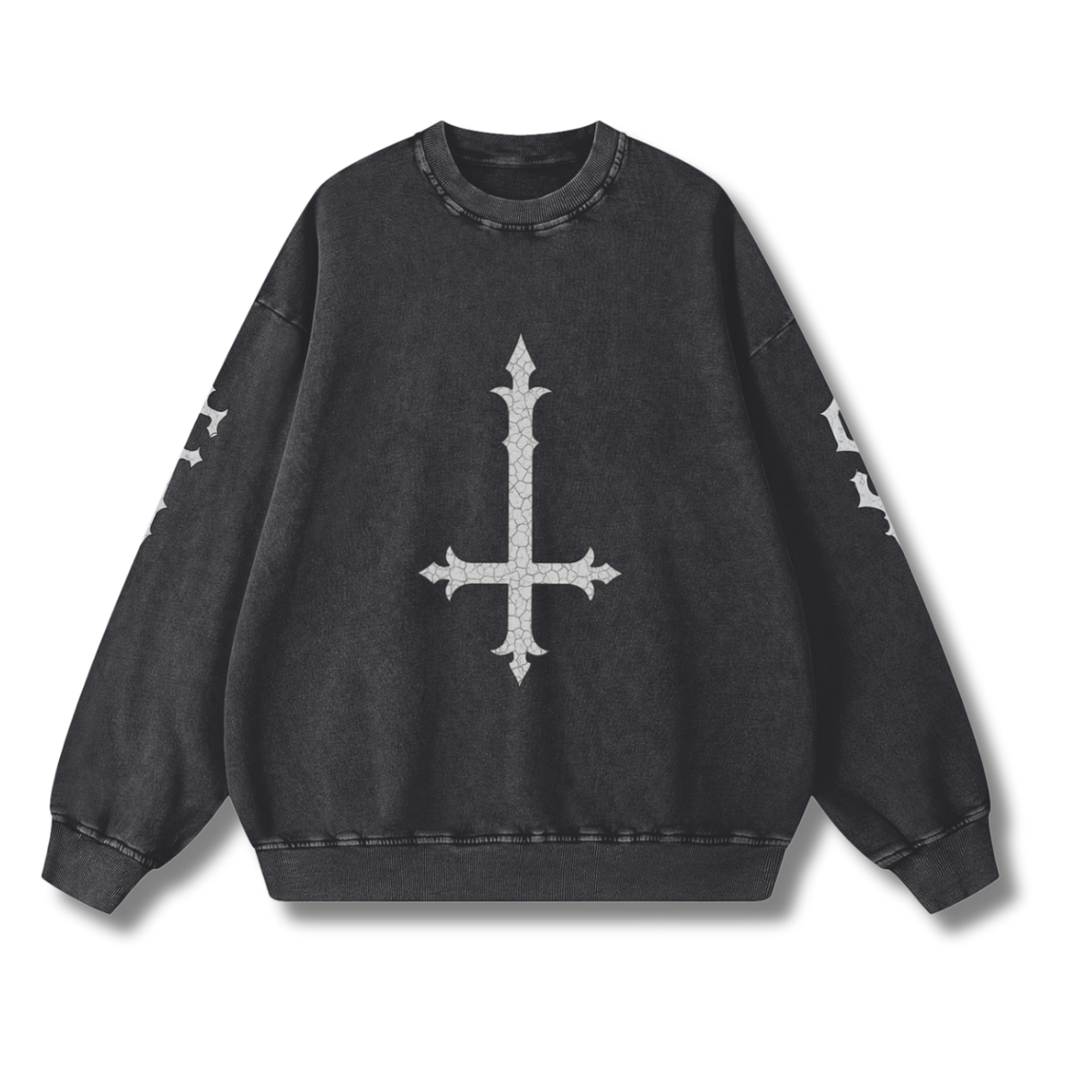 FACTITIOUS SOCIETY Unworthy Oversized Sweatshirt