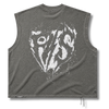 FACTITIOUS DISTRESSED EYELET TANK
