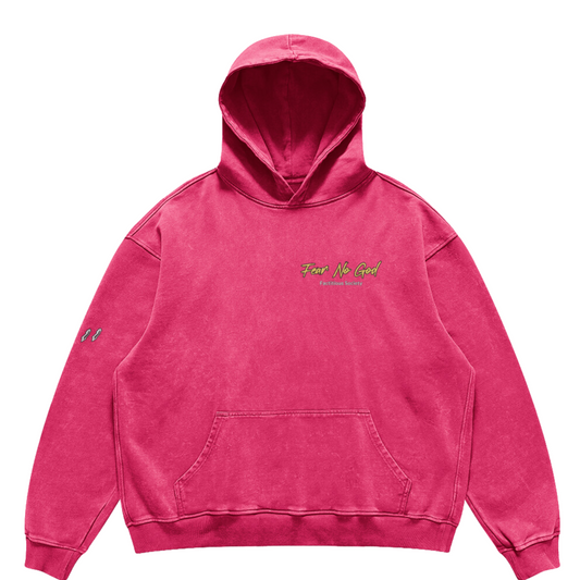 FNG Oversized Faded Hoodie