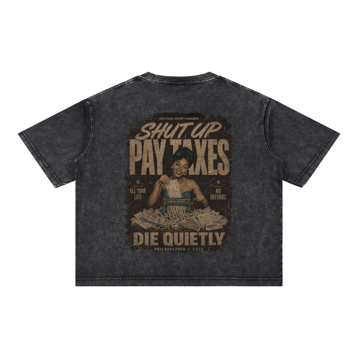 FACTITIOUS SOCIETY MODEL CITIZEN TEE