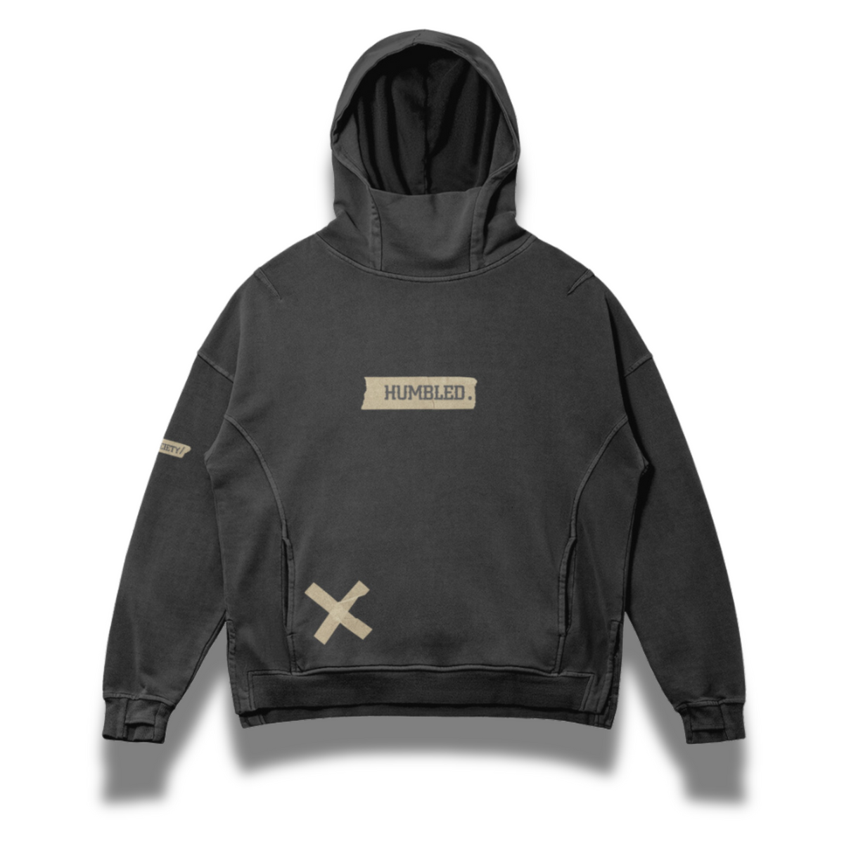 FACTITIOUS SOCIETY HUMBLED Turtleneck Hoodie