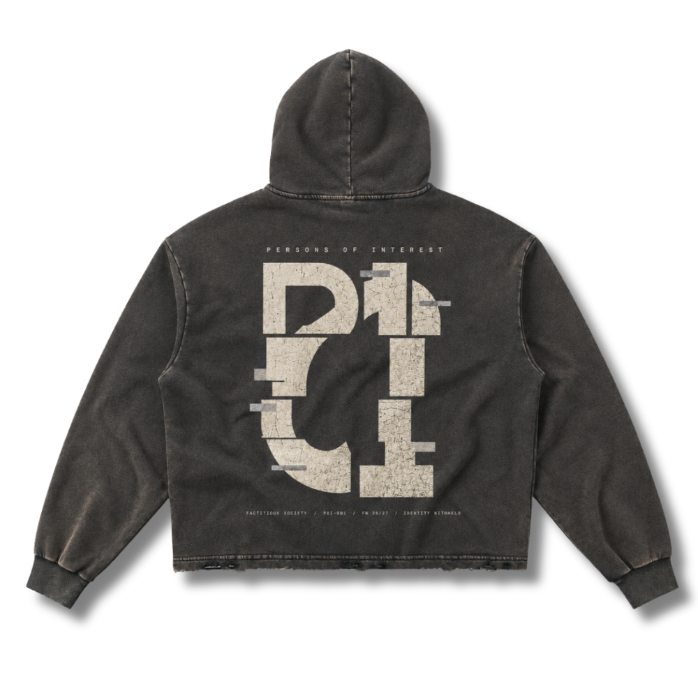 FACTITIOUS SOCIETY SUBJECT 001 HOODIE