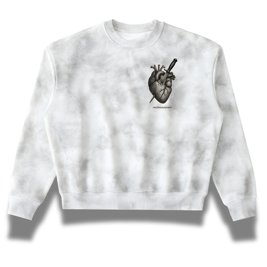 Heart Broken Boxy Fleeced Sweatshirt