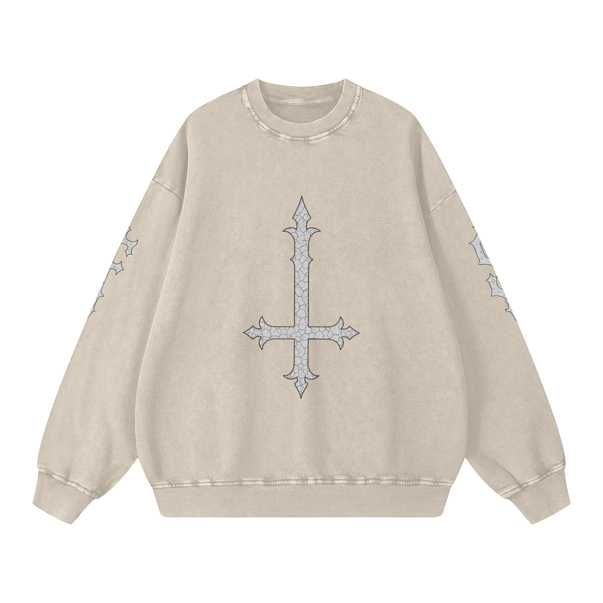 FACTITIOUS SOCIETY Unworthy Oversized Sweatshirt