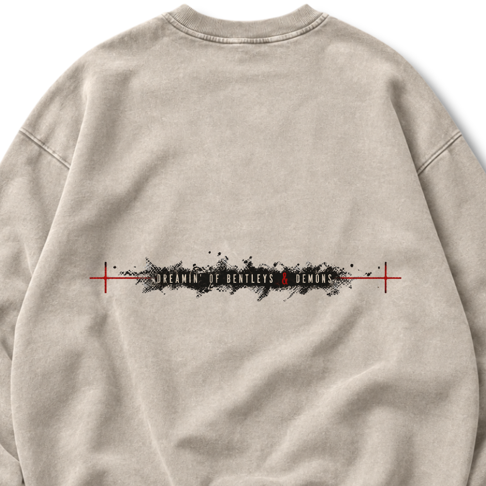 FACTITIOUS SOCIETY DREAMIN' OF BENTLEYS & DEMONS SWEATSHIRT