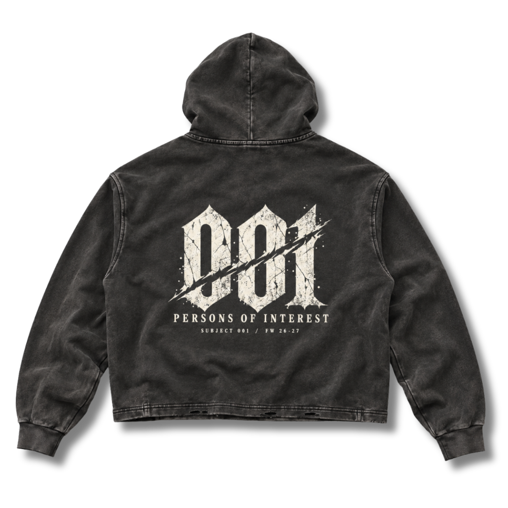 SUBJECT 001 — STILL AT LARGE HOODIE