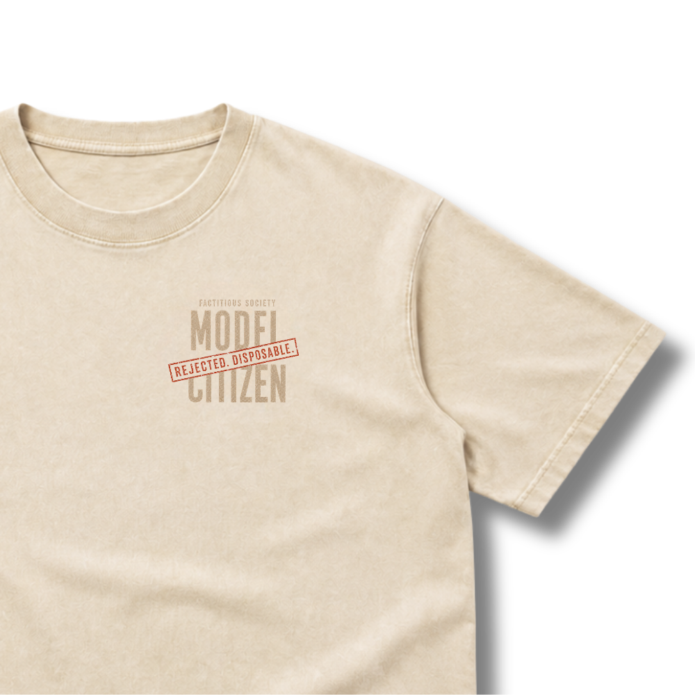 FACTITIOUS SOCIETY MODEL CITIZEN TEE