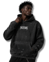 FACTITIOUS GRUNGE FLEECE HOODIE