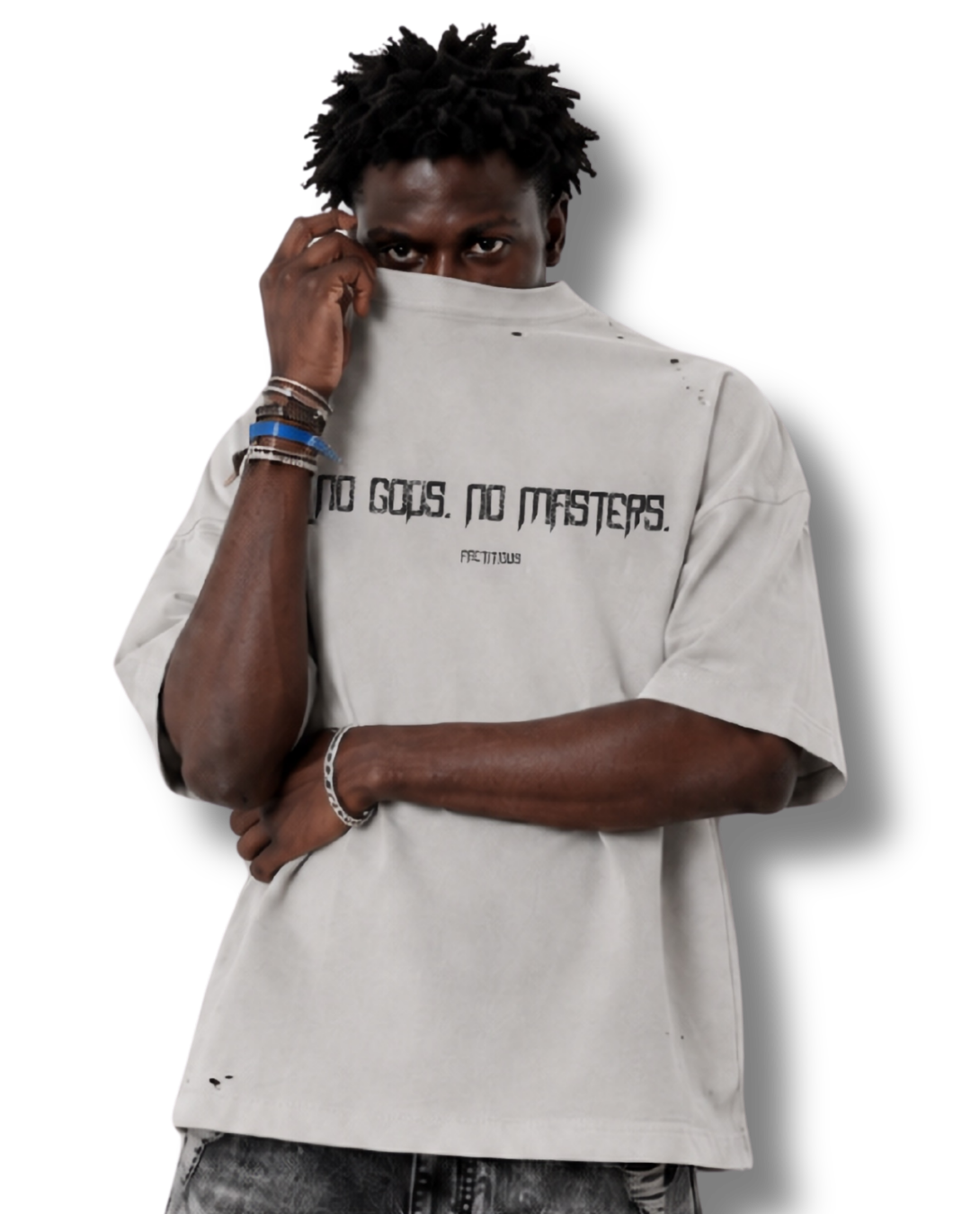 FACTITIOUS SOCIETY NO GODS NO MASTERS BOXY T