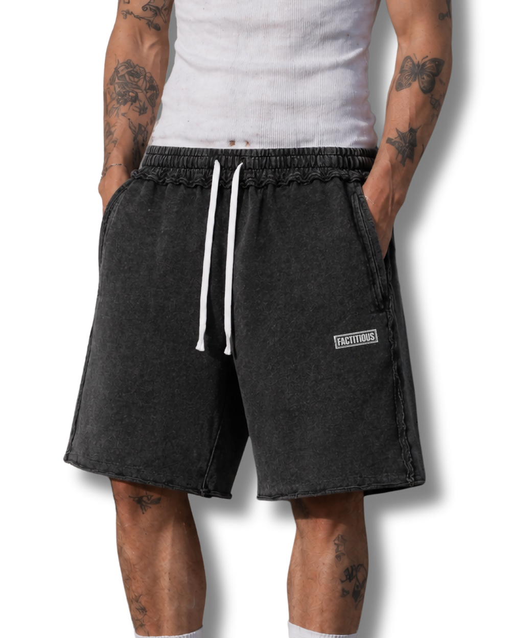 BLACKLIST RAW EDGE SHORTS