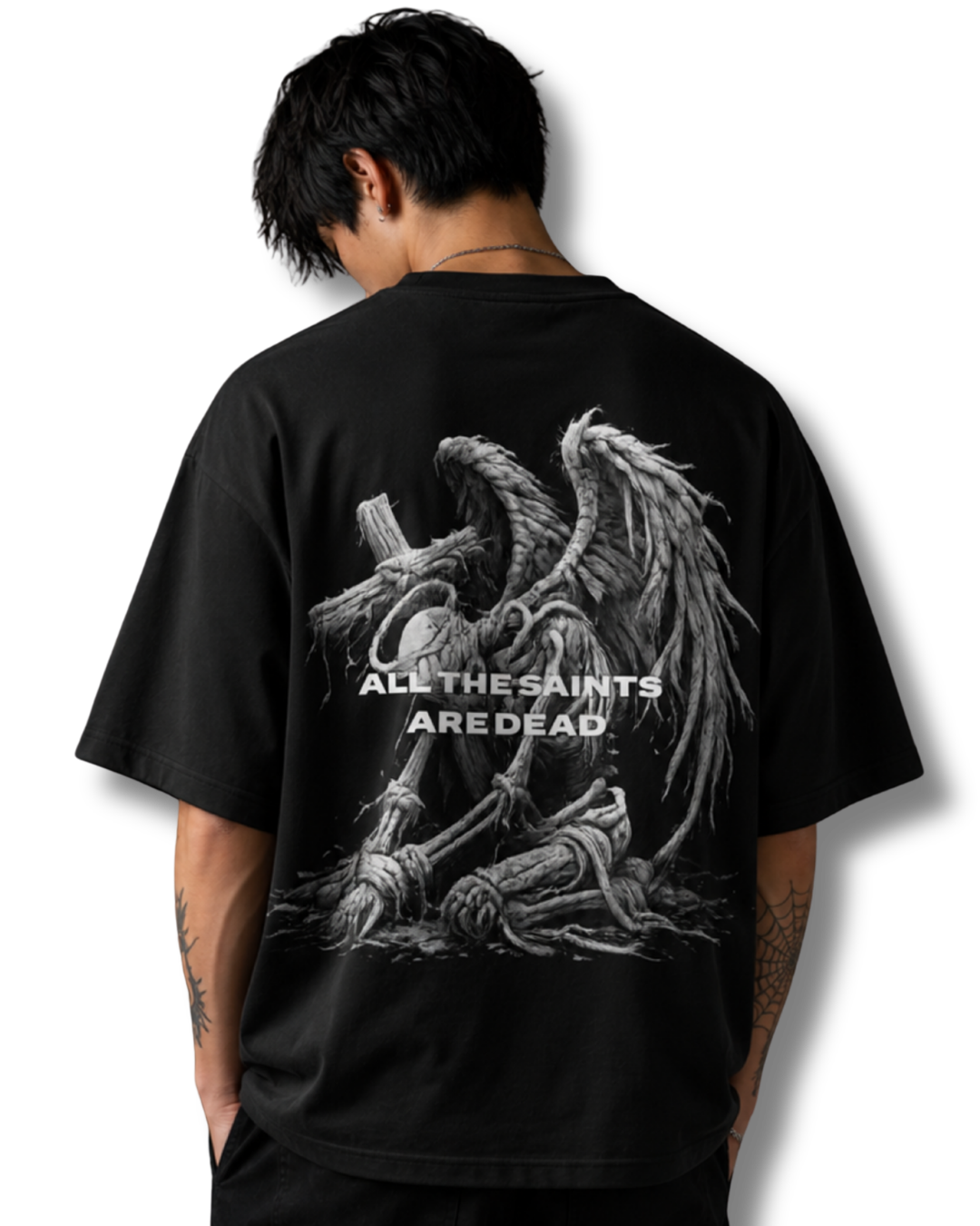 FACTITIOUS SOCIETY ALL THE SAINTS ARE DEAD TEE