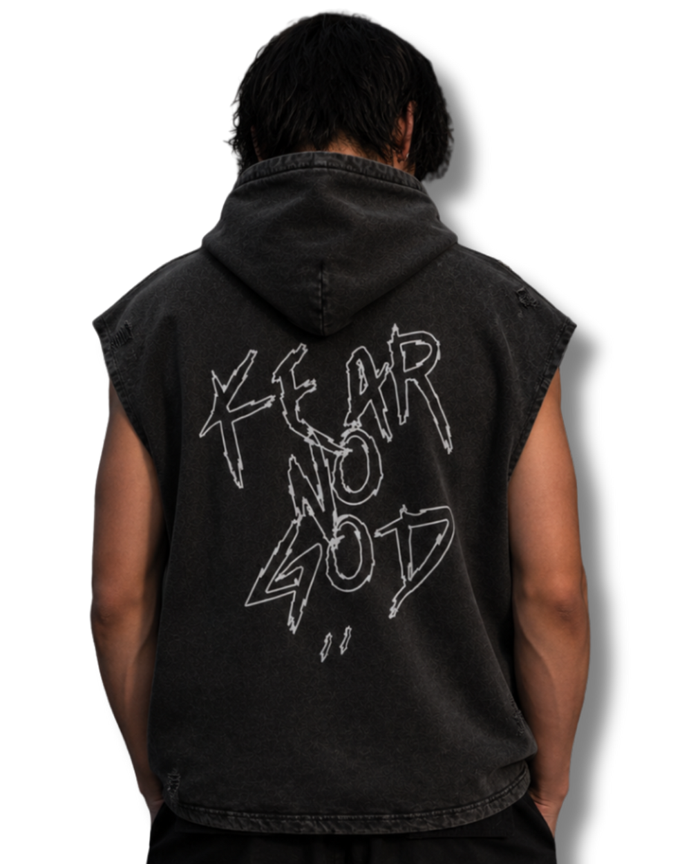 FEAR NO GOD BOXY HOODED TANK
