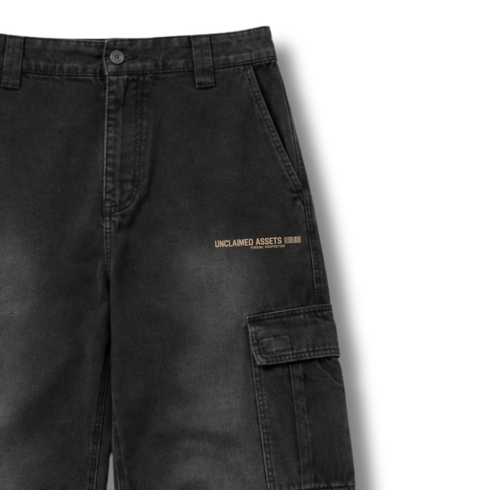 FACTITIOUS SOCIETY UNCLAIMED ASSETS 360GSM FLEECE CARGO PANT