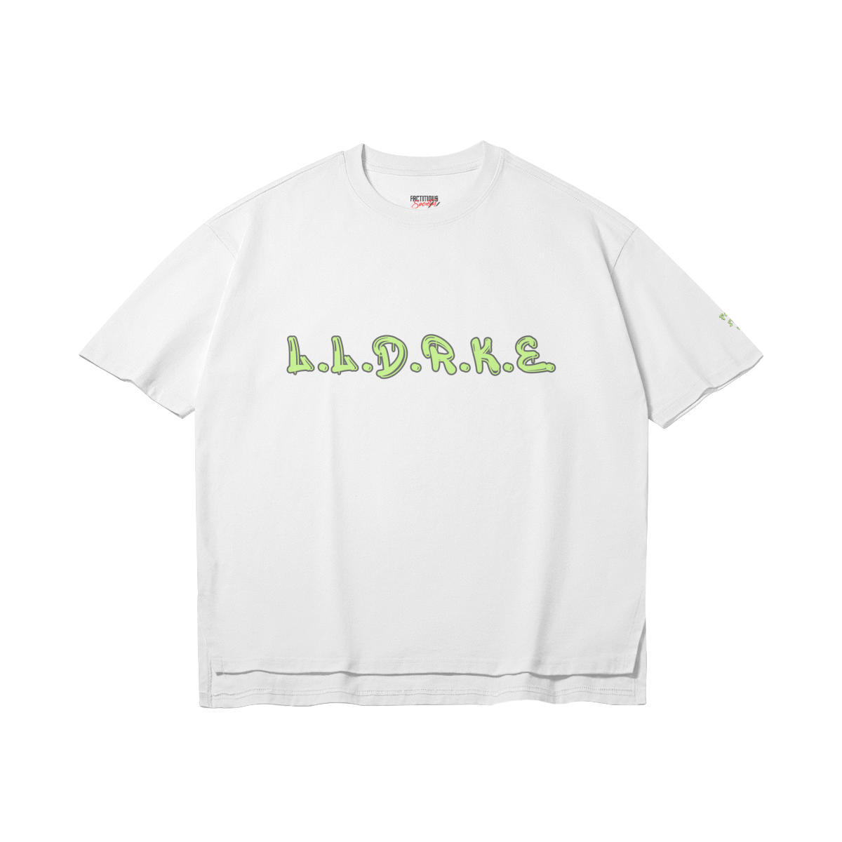 FACTITIOUS SOCIETY LLDRKE Oversized T - front view