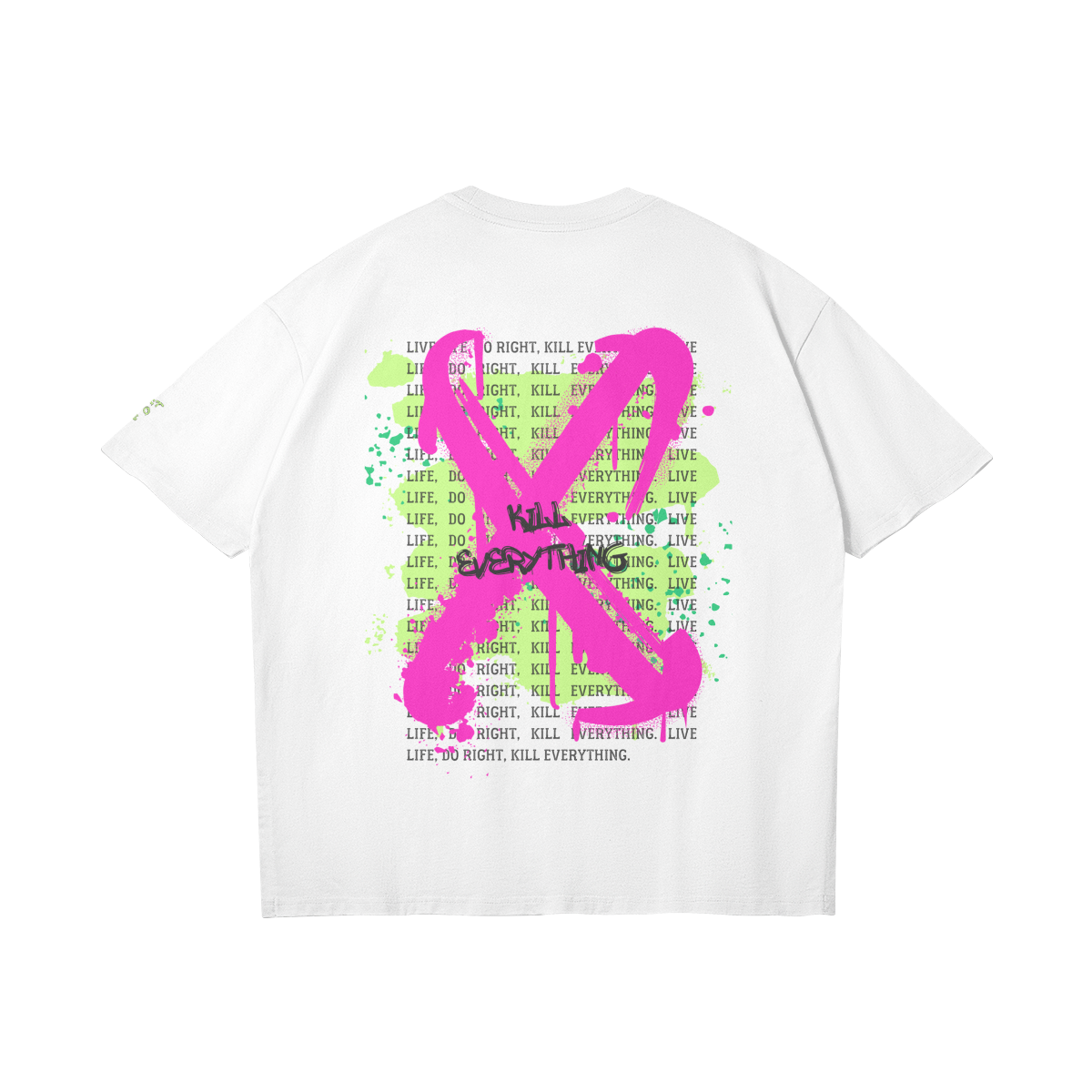 FACTITIOUS SOCIETY LLDRKE Oversized T - back view