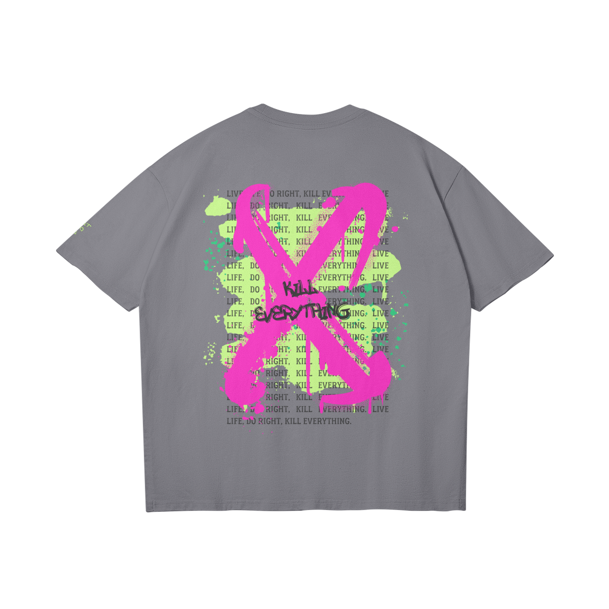 FACTITIOUS SOCIETY LLDRKE Oversized T - back view