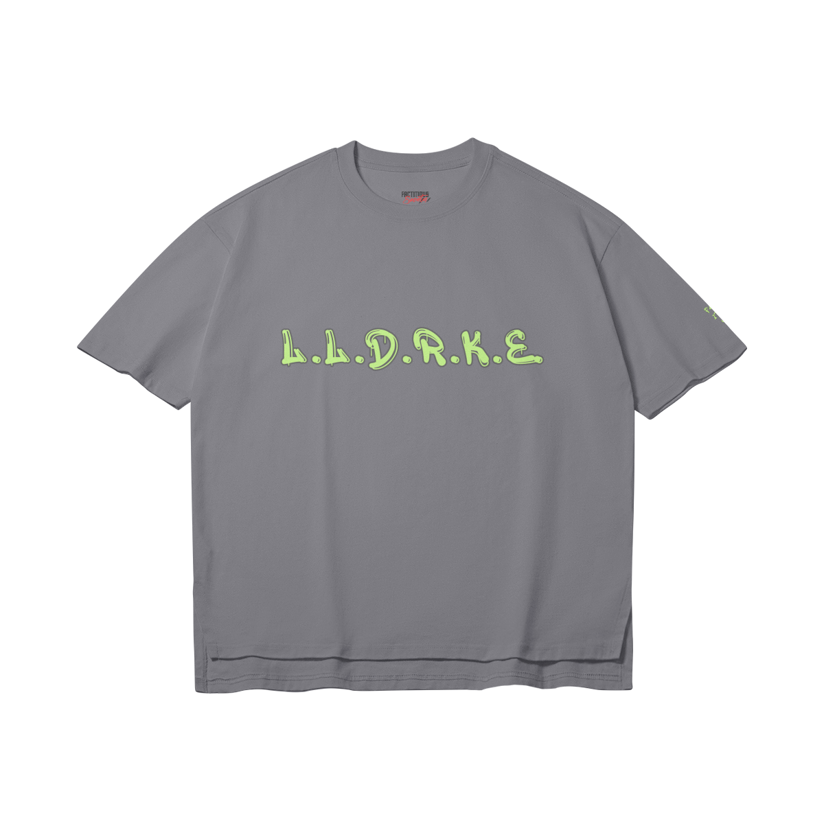FACTITIOUS SOCIETY LLDRKE Oversized T - front view