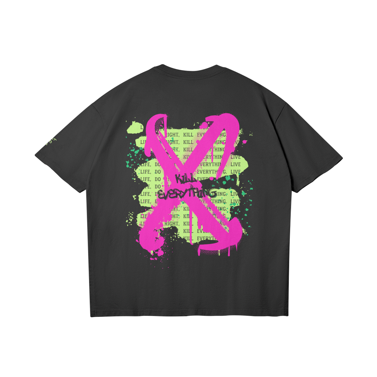 FACTITIOUS SOCIETY LLDRKE Oversized T - back view